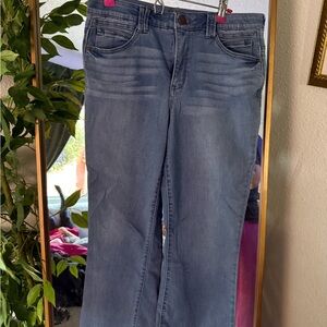 Democracy Women's Straight Leg Blue Jeans